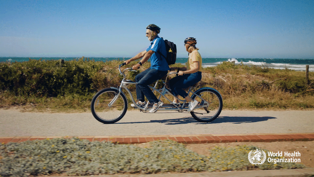 World Health Organisation says, every move counts towards better health #BeActive